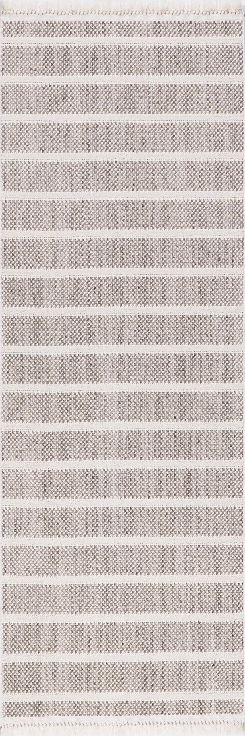 Alison Striped Rug | Ivory