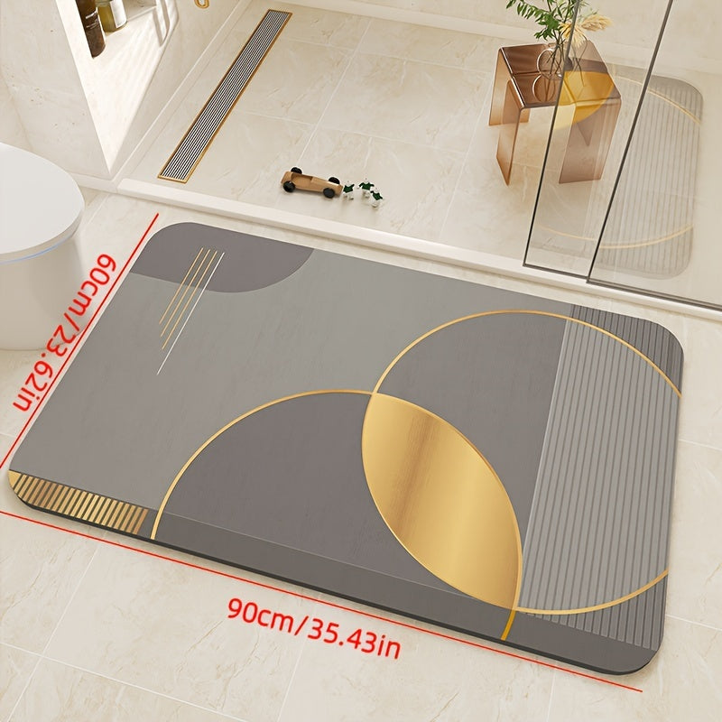 Dongyang Luxury Bathroom Mat - Quick-Dry, Non-Slip, Super Absorbent Floor Rug for Shower, Bathtub & Entryway, DONGYANG