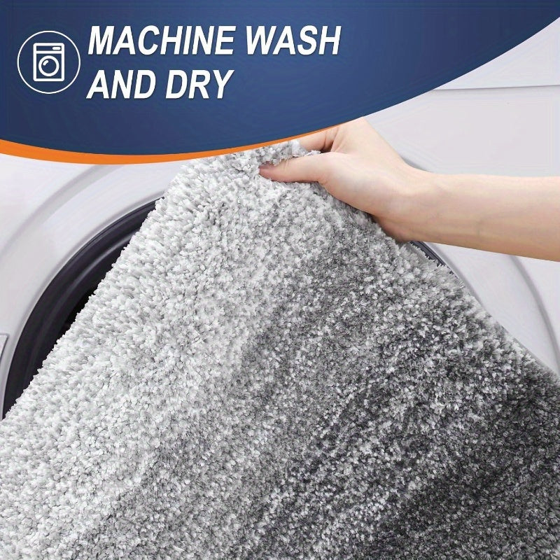 Bathroom Rugs 30x20, Soft Absorbent Microfiber Bath Rugs, Rubber Backing, Quick Dry, Machine Washable Bath Mats Bathroom Floor, Tub and Shower, Home Decor Accessories, Bathroom Accessories And Decorations, Fluffy Bath Mat, Bathroom Mat Long, Non Slip