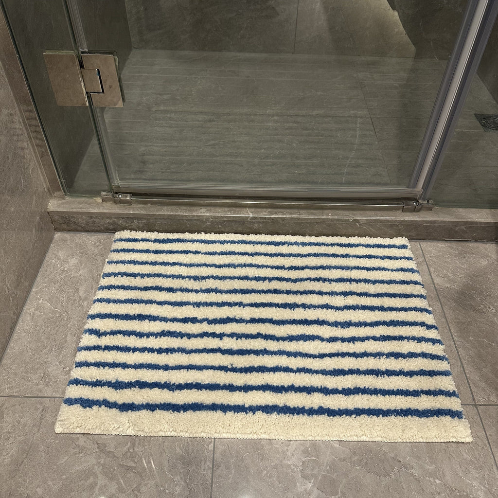 Kitchen and Bathroom Floor Mat, Non-Slip Mat, Ultra-Fine Floor Mat, Soft Absorbent Bathroom Mat, Long Kitchen Mat, Bedside Mat, Machine Washable Non-Fading Floor Mat, Striped Door Mat, Furniture Decorative Mat, Mother'S Day Mat, Light Luxury Ultra-Fine