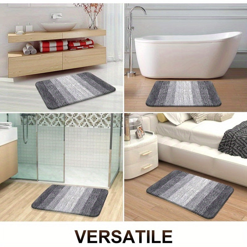 Bathroom Rugs 30x20, Soft Absorbent Microfiber Bath Rugs, Rubber Backing, Quick Dry, Machine Washable Bath Mats Bathroom Floor, Tub and Shower, Home Decor Accessories, Bathroom Accessories And Decorations, Fluffy Bath Mat, Bathroom Mat Long, Non Slip
