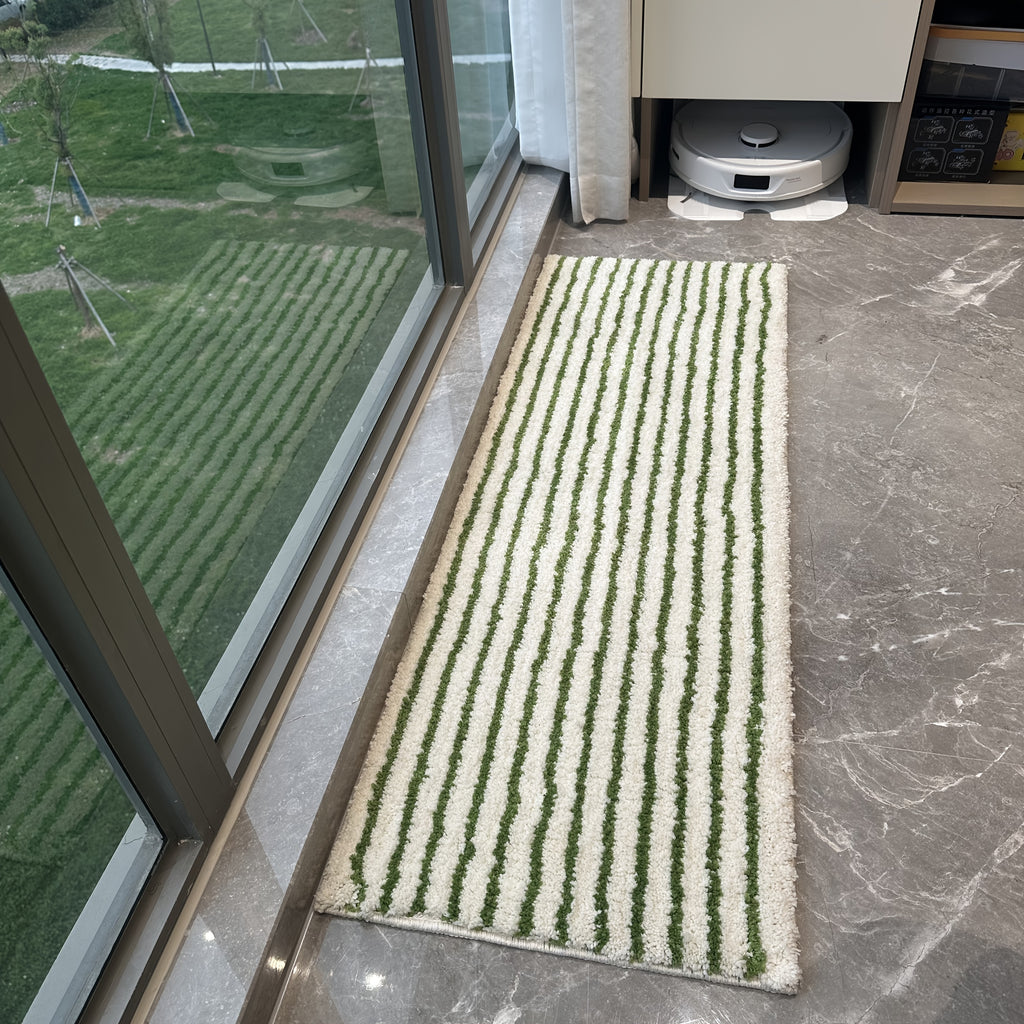 Kitchen and Bathroom Floor Mat, Non-Slip Mat, Ultra-Fine Floor Mat, Soft Absorbent Bathroom Mat, Long Kitchen Mat, Bedside Mat, Machine Washable Non-Fading Floor Mat, Striped Door Mat, Furniture Decorative Mat, Mother'S Day Mat, Light Luxury Ultra-Fine