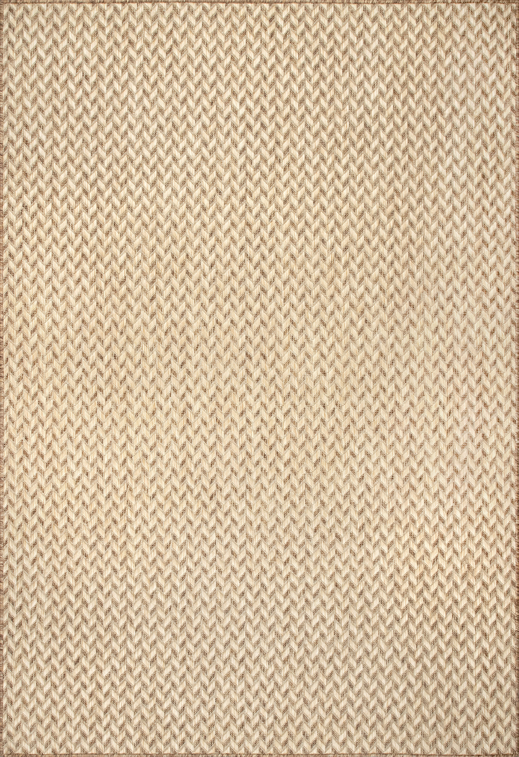 Taraji Herringbone Indoor/Outdoor Rug | Brown