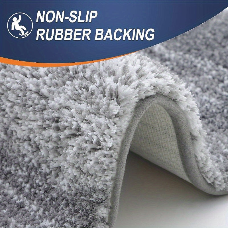 Bathroom Rugs 30x20, Soft Absorbent Microfiber Bath Rugs, Rubber Backing, Quick Dry, Machine Washable Bath Mats Bathroom Floor, Tub and Shower, Home Decor Accessories, Bathroom Accessories And Decorations, Fluffy Bath Mat, Bathroom Mat Long, Non Slip