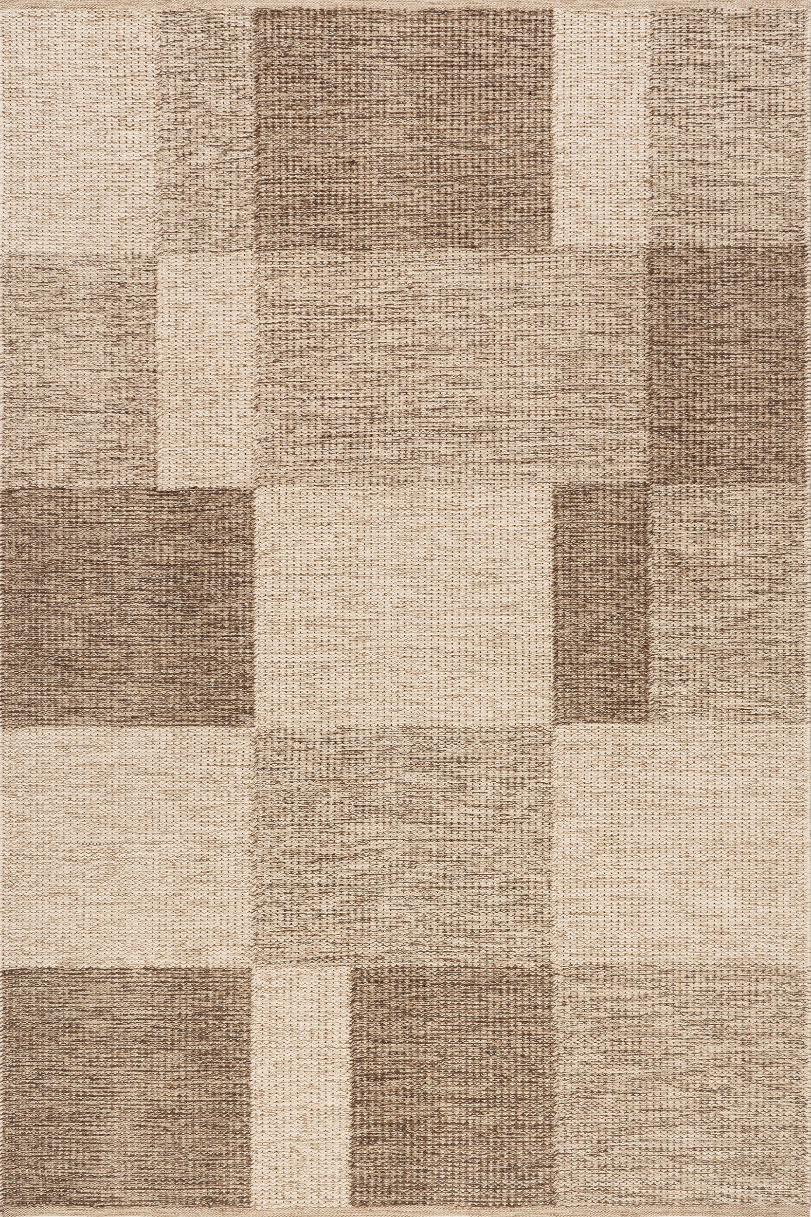 Greer Checkered Rug | Beige