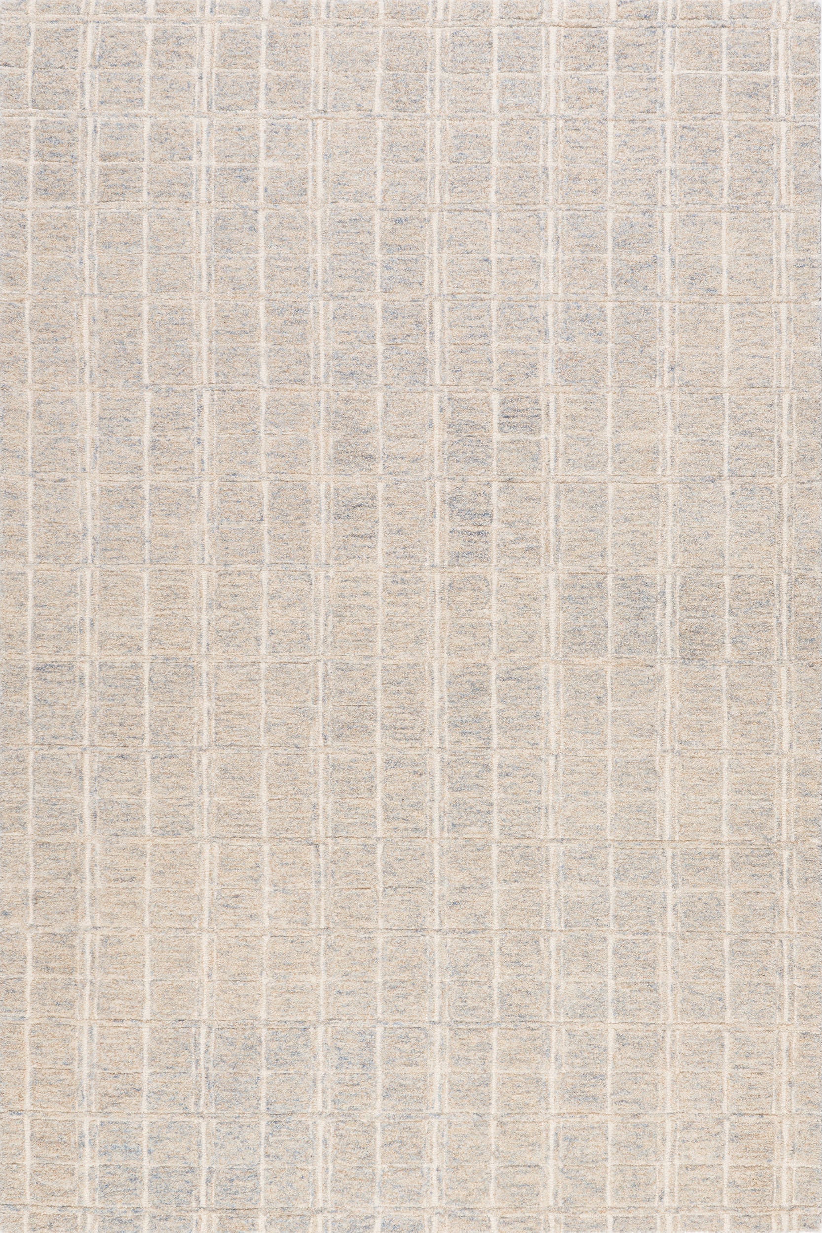 Jianna Checkered Rug | Blue Grey