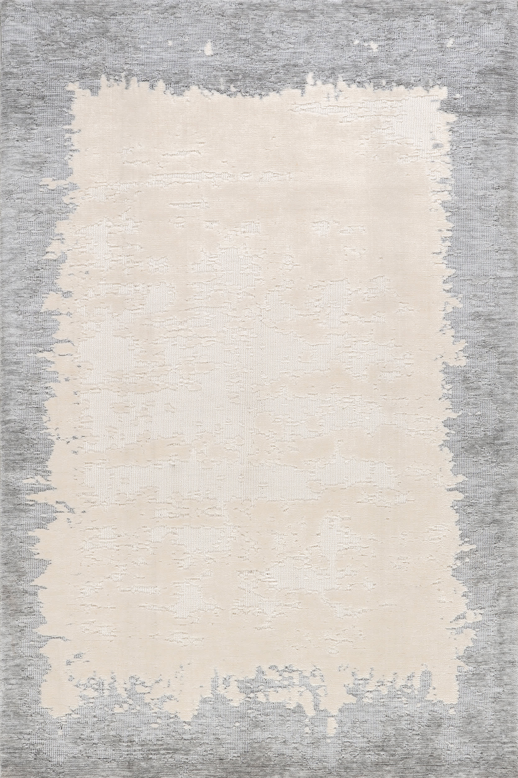Mera Bordered Rug | Ivory