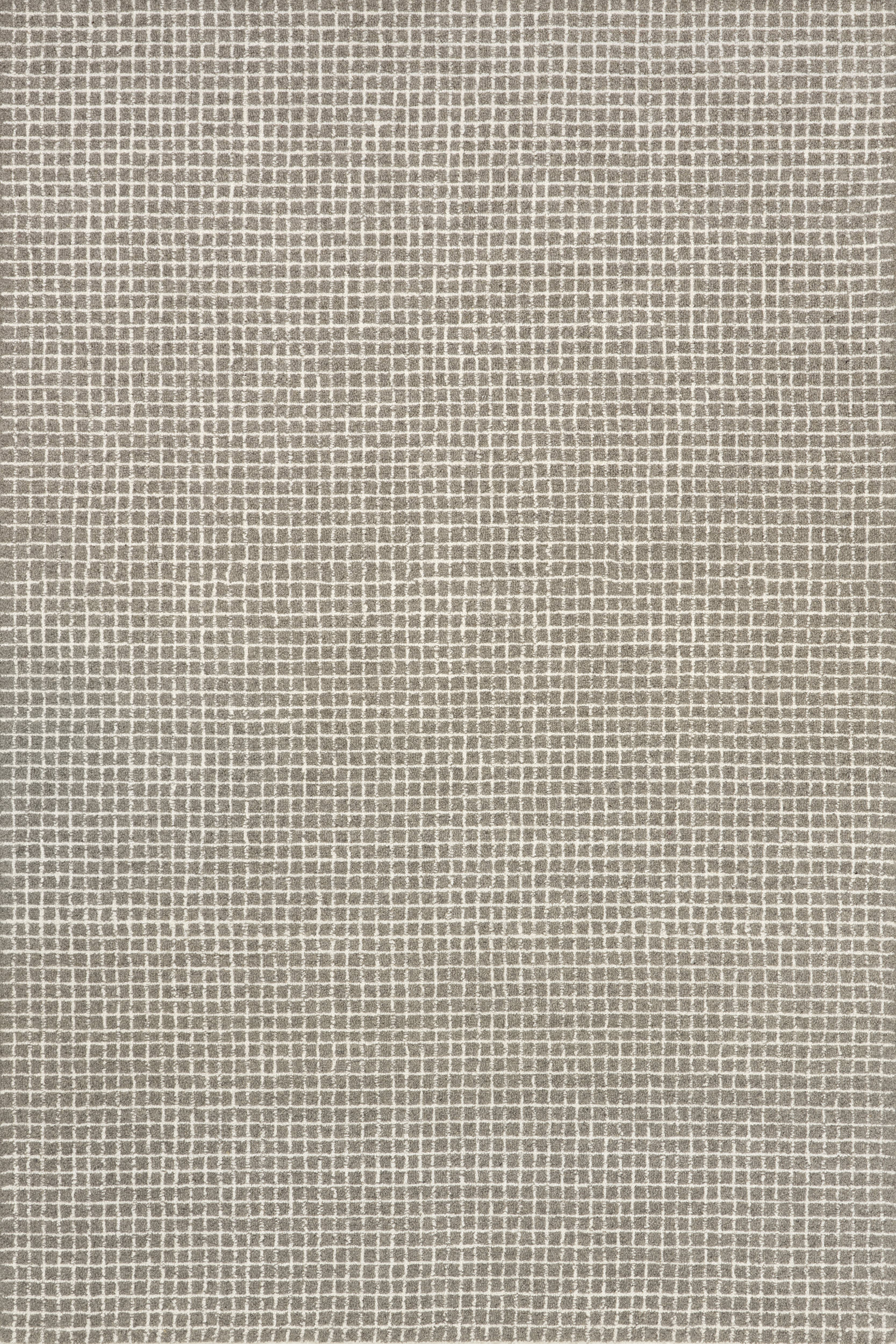 Melrose Checked Rug | Grey