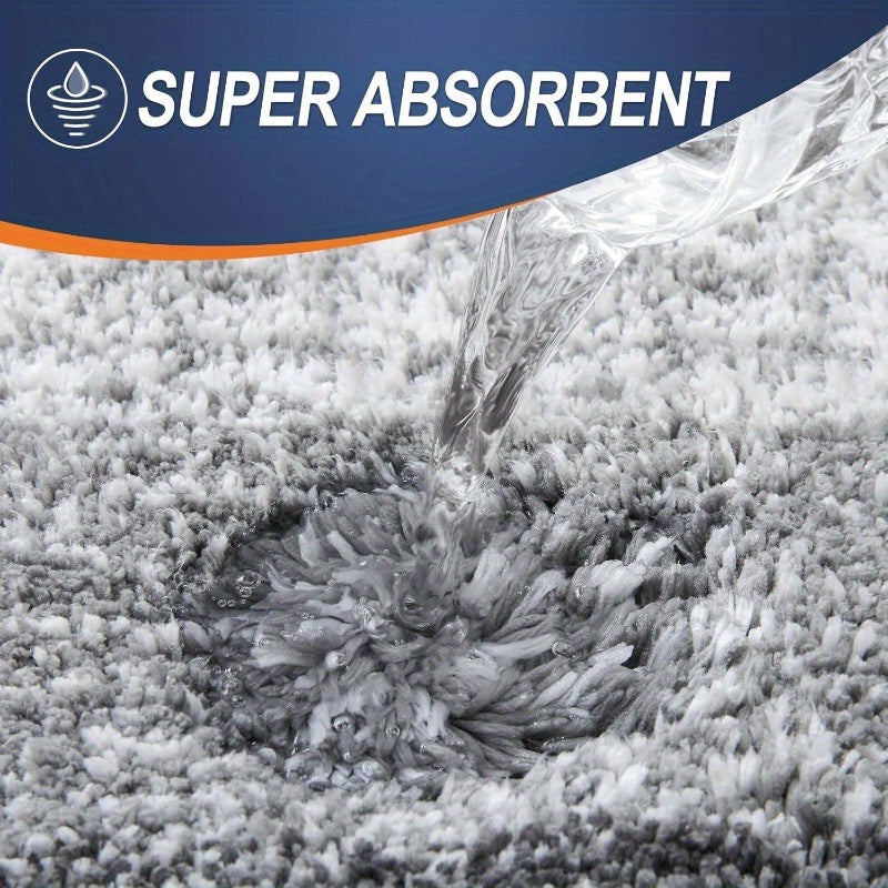 Bathroom Rugs 30x20, Soft Absorbent Microfiber Bath Rugs, Rubber Backing, Quick Dry, Machine Washable Bath Mats Bathroom Floor, Tub and Shower, Home Decor Accessories, Bathroom Accessories And Decorations, Fluffy Bath Mat, Bathroom Mat Long, Non Slip