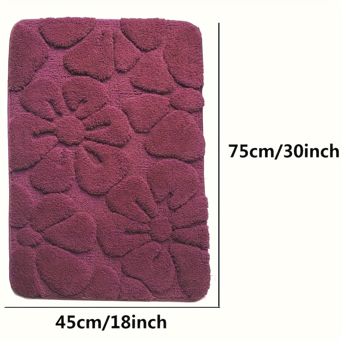 Vennocci Super Soft Water Absorbnet Microfiber Bathroom Rugs, Shower Bath Mats for Bathroom Non-Slip Machine Washable