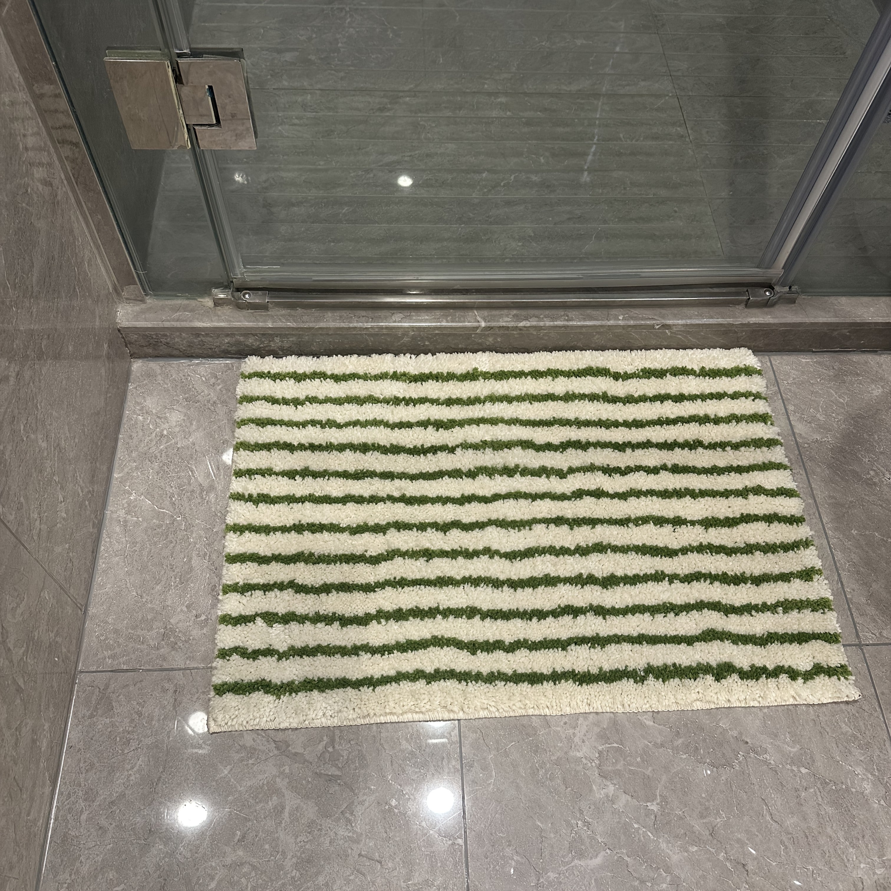 Kitchen and Bathroom Floor Mat, Non-Slip Mat, Ultra-Fine Floor Mat, Soft Absorbent Bathroom Mat, Long Kitchen Mat, Bedside Mat, Machine Washable Non-Fading Floor Mat, Striped Door Mat, Furniture Decorative Mat, Mother'S Day Mat, Light Luxury Ultra-Fine