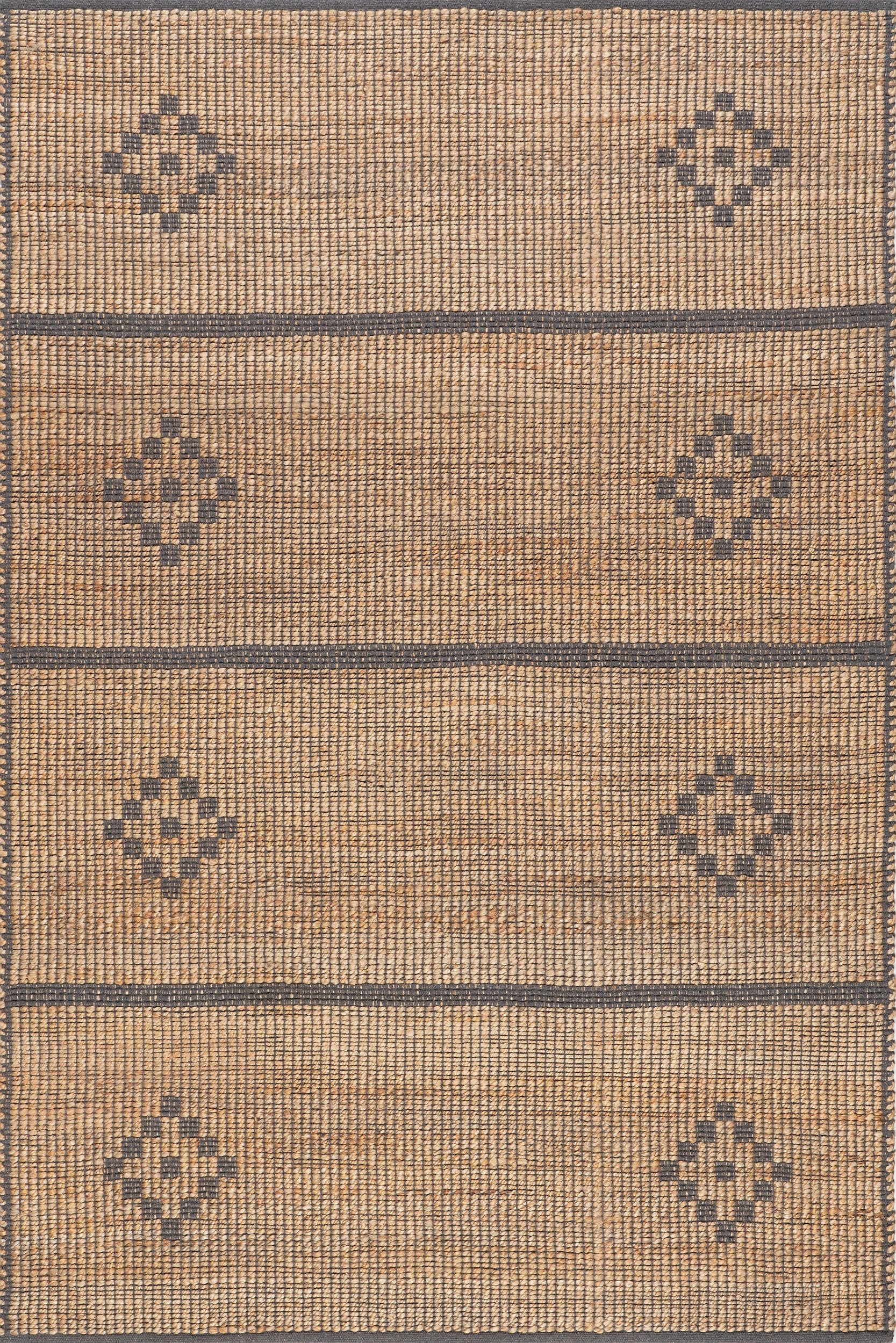 Enid Diamond Rug | Natural