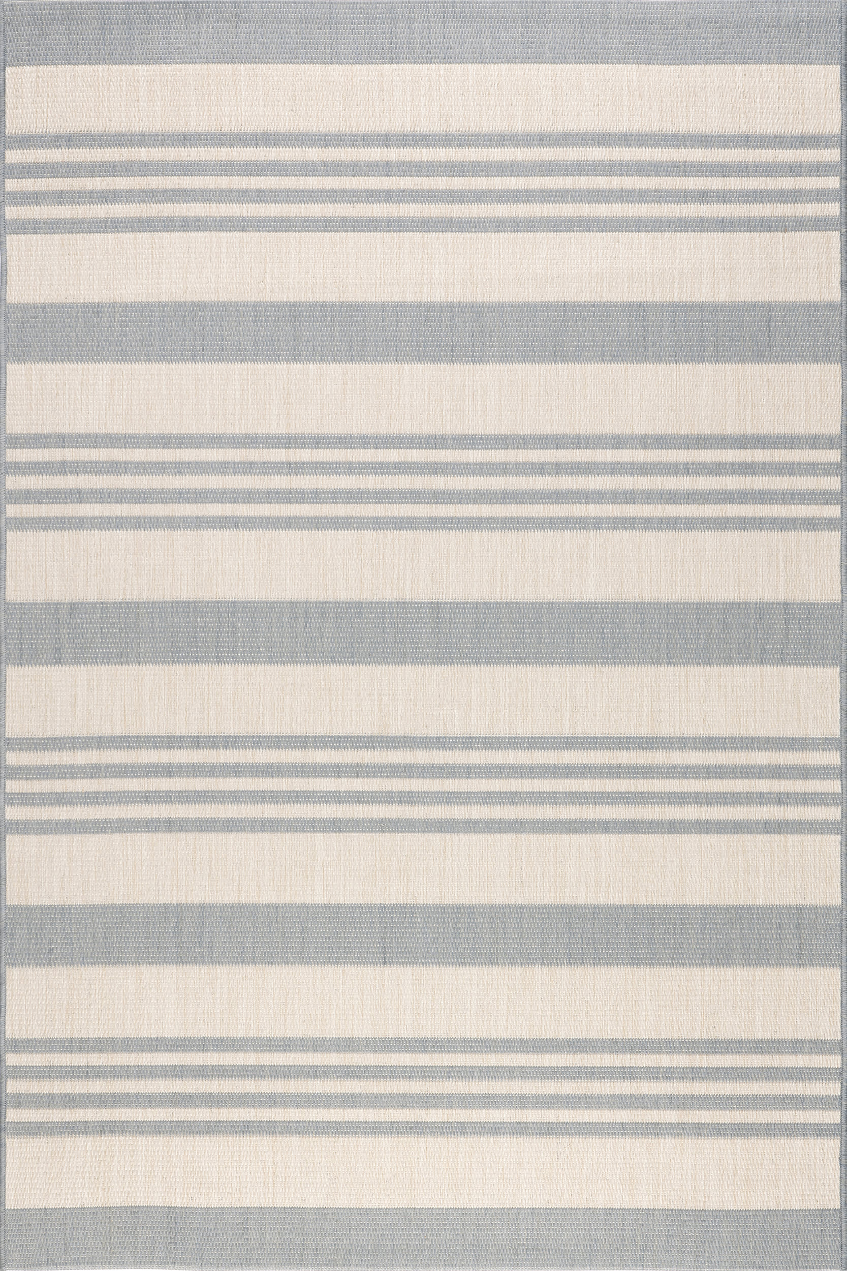Regency Stripes Indoor/Outdoor Rug | Light Blue