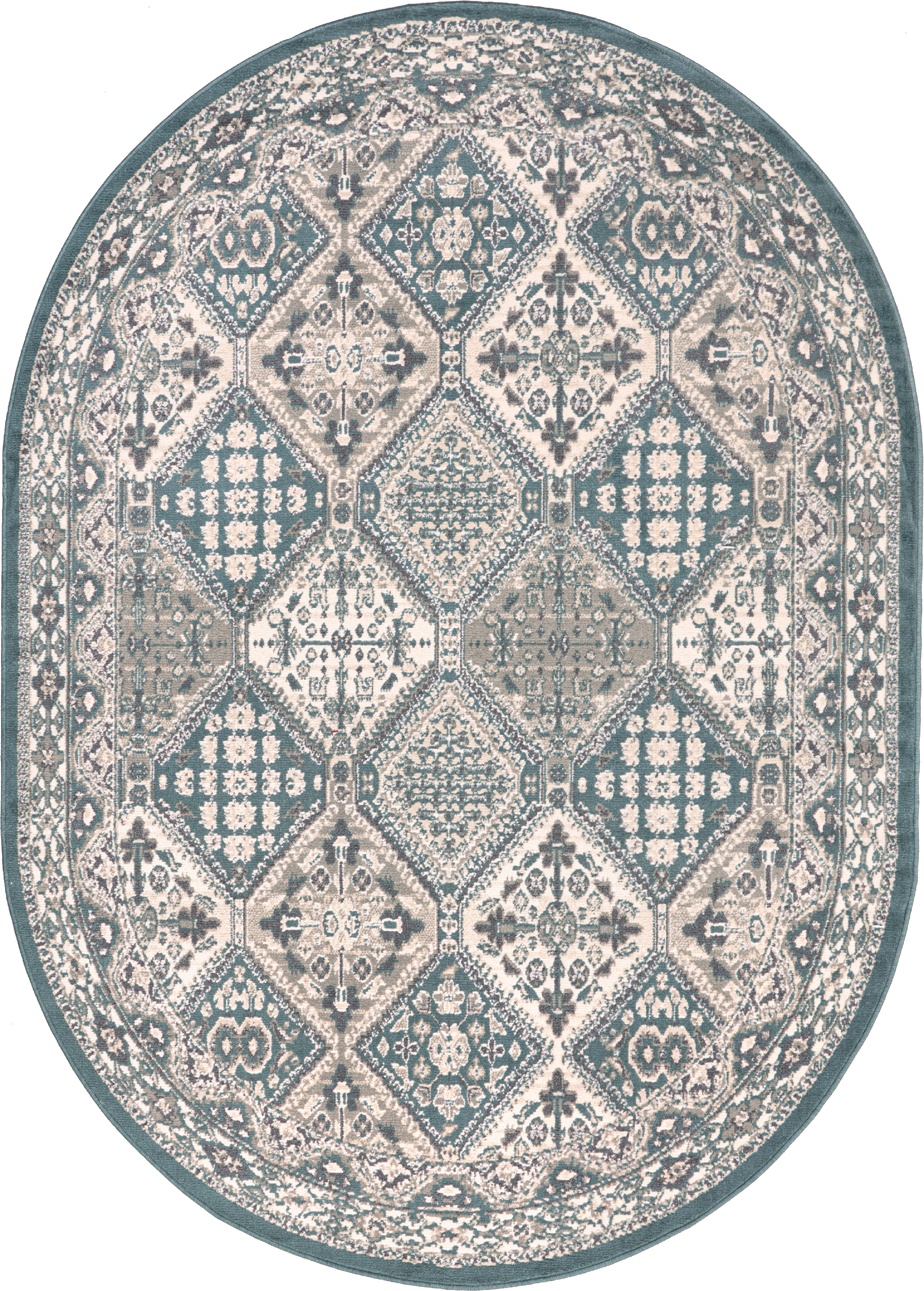 Melange Tiles Rug | Blue